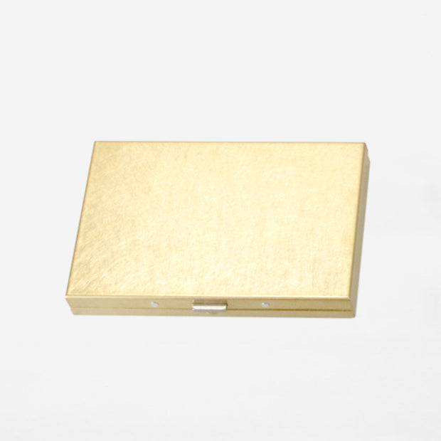 BRASS BOX CARDCASE SOLID