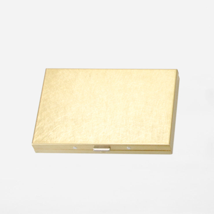 BRASS BOX CARDCASE SOLID
