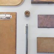 BRASS PEN STAND RUST