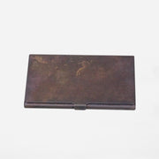 BRASS BOX CARDCASE RUST