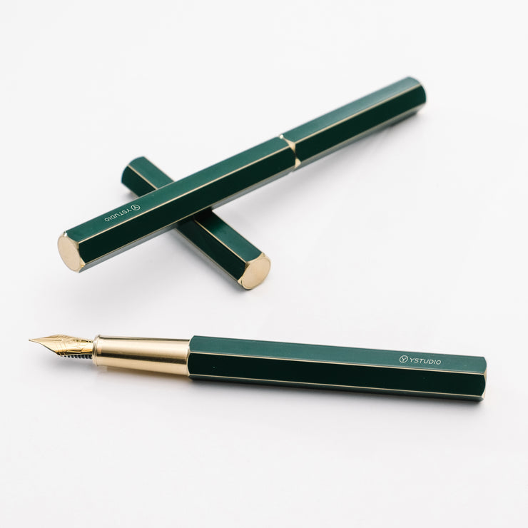 Classic Revolve-Fountain Pen (Green F)