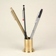 BRASS PEN STAND 02 SOLID