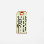 LUGGAGE TAG KEY-HOLDER BEIGE