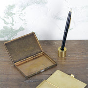 BRASS PEN STAND SOLID