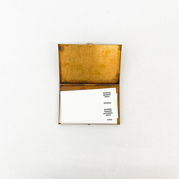 BRASS CARDCASE RUST