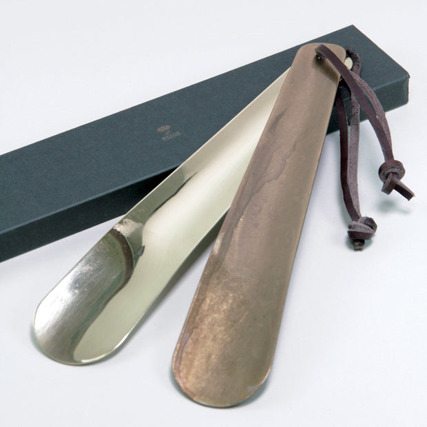BRASS SHOE HORN KEY-HOLDER S WITH BOX SOLID