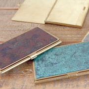 CORROSION BRASS CARD CASE HANMON KUJYAKU