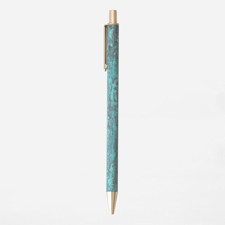 BRASS RETRACTABLE PEN HANMON ROKUSHOU