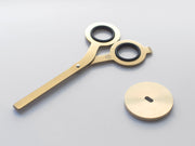 Scissors GD (stainless steel, titanium, brass)