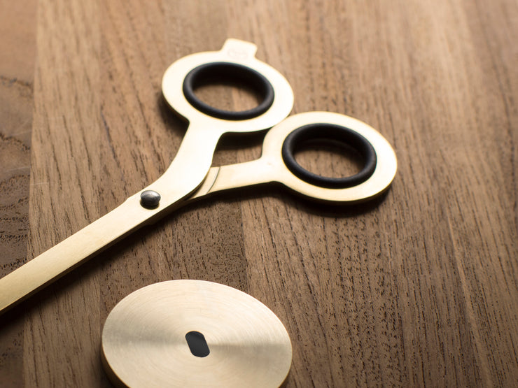 Scissors GD (stainless steel, titanium, brass)