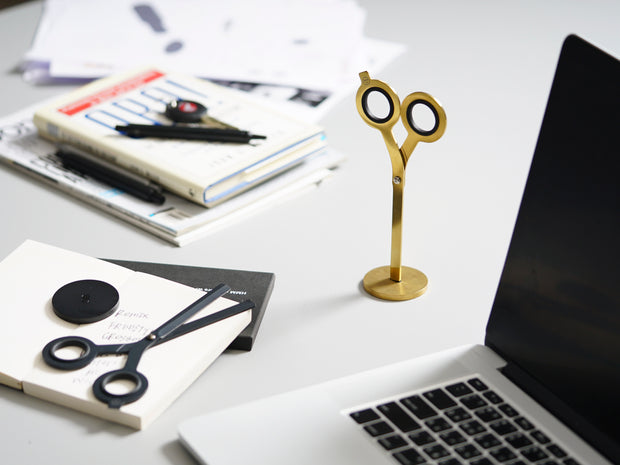 Scissors GD (stainless steel, titanium, brass)