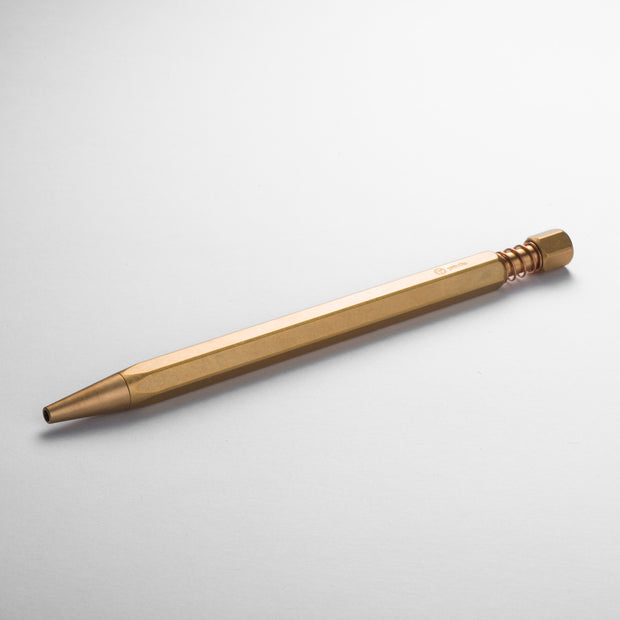 Classic Revolve-Spring Ballpoint Pen(Brass)
